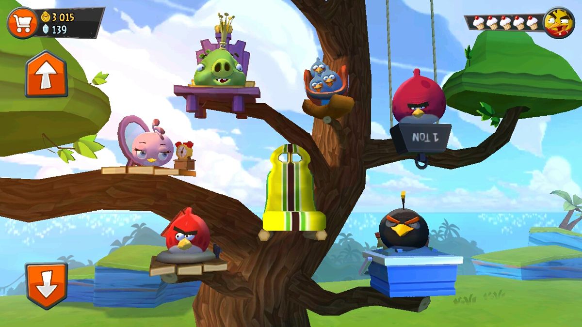 Angry Birds: Go! (Android) screenshot: Character roster 2
