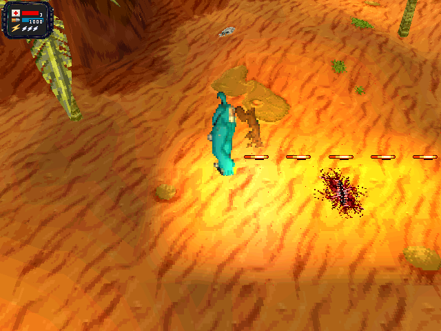 Re-Loaded (DOS) screenshot: Game start