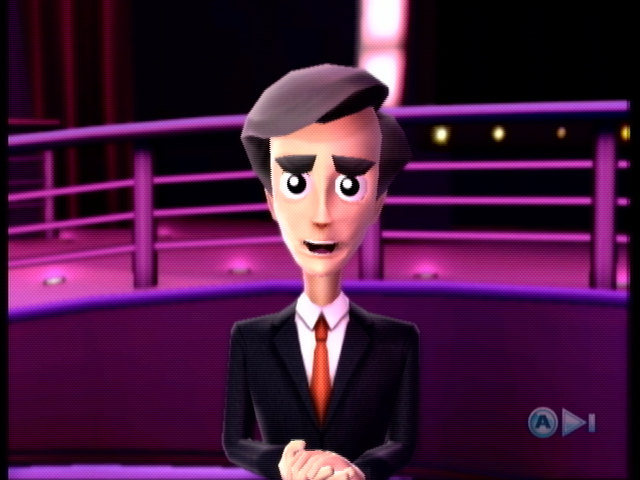 TV Show King (Wii) screenshot: Your host!