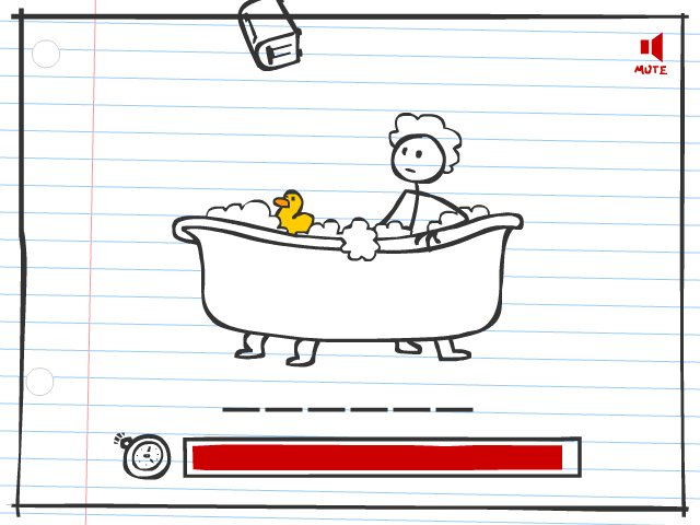 Hangman Extreme (Browser) screenshot: A toaster and a bathtub, I'm worried about the rubber ducky.