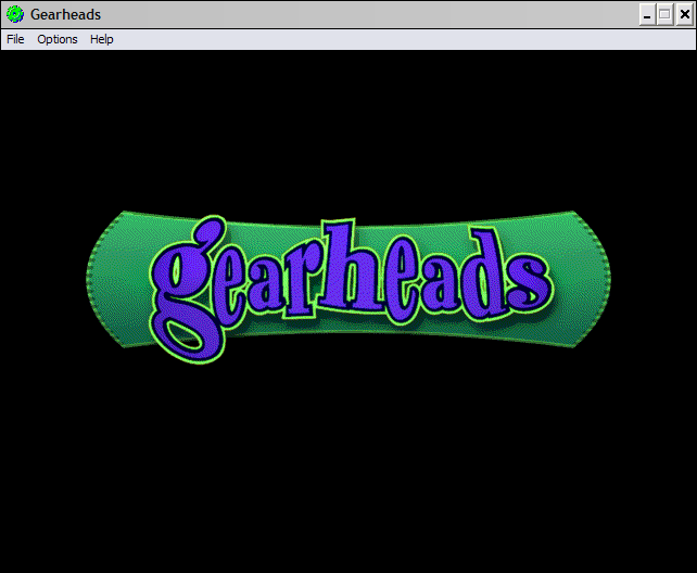 Gearheads (Windows) screenshot: Title screen