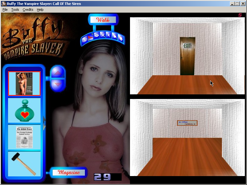 Buffy the Vampire Slayer: Call of the Siren (Windows) screenshot: School's out!