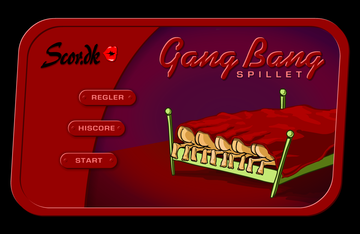 Gang Bang Spillet (Browser) screenshot: Start menu