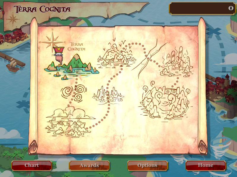 Ikibago: The Caribbean Jewel (Windows) screenshot: Island maps