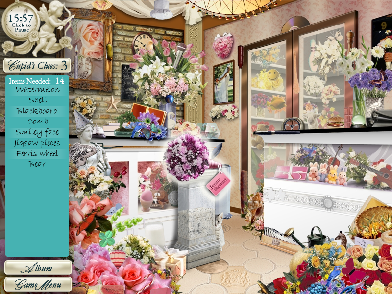 Dream Day Wedding (Windows) screenshot: Flower shop