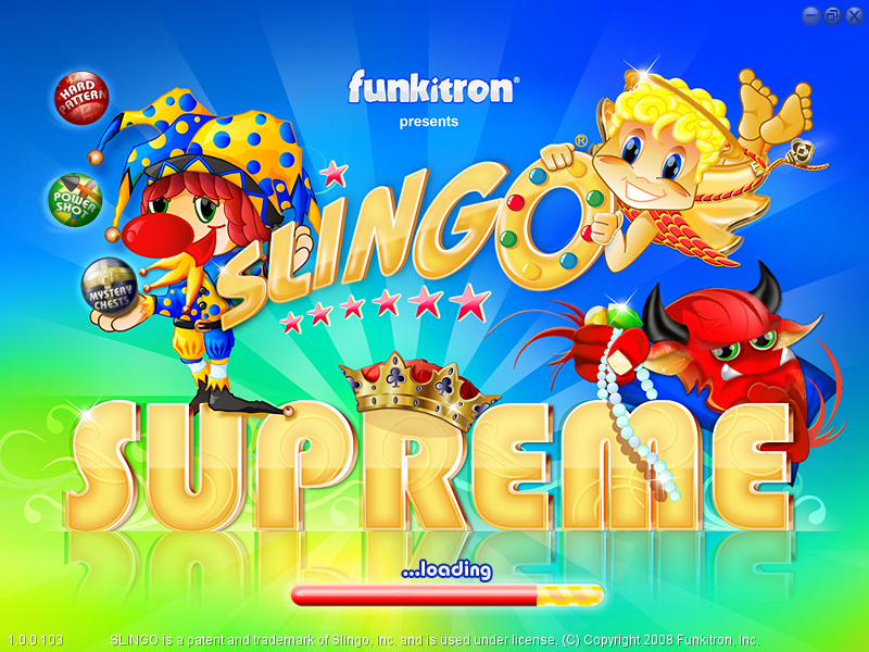 Slingo Supreme (Windows) screenshot: Loading screen