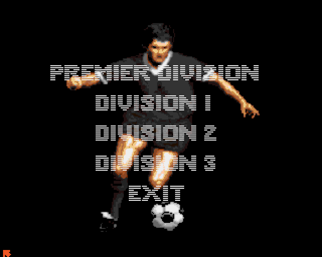 Soccer Team Manager (Amiga) screenshot: Market menu