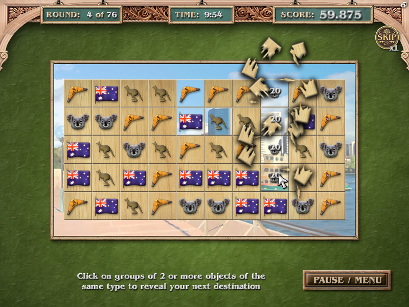 Big City Adventure: Sydney, Australia (Windows) screenshot: Tile-matching mini-game