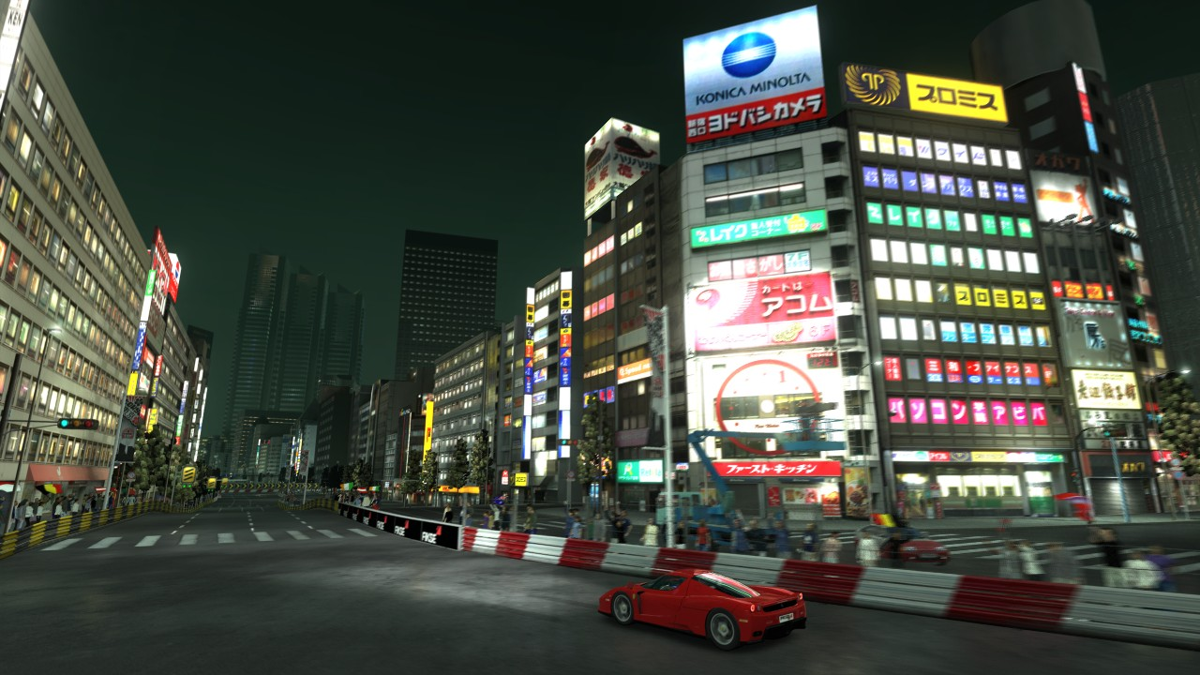 Project Gotham Racing 4 (Xbox 360) screenshot: The lights of Tokyo