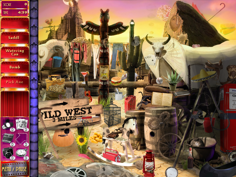 Sunset Studio (Windows) screenshot: Western set