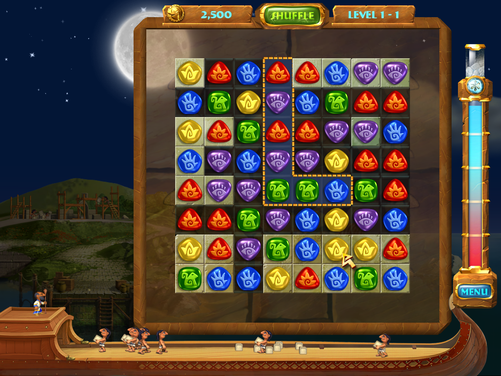 7 Wonders: Treasures of Seven (Windows) screenshot: First level