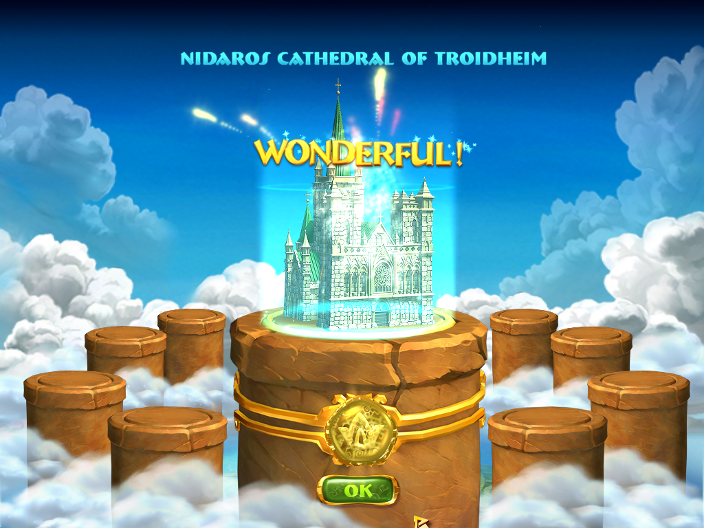 7 Wonders: Treasures of Seven (Windows) screenshot: Cathedral complete