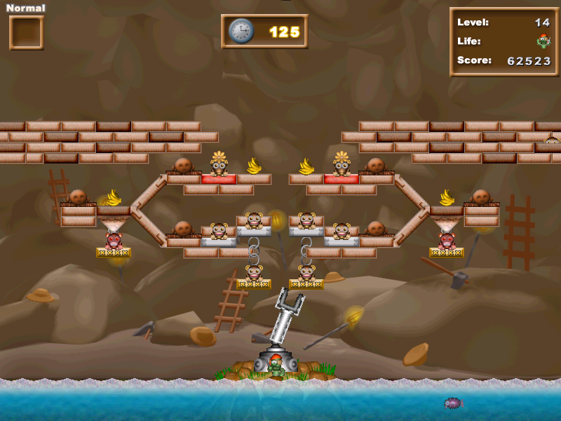 Cactus Bruce and the Corporate Monkeys (Windows) screenshot: Level 14
