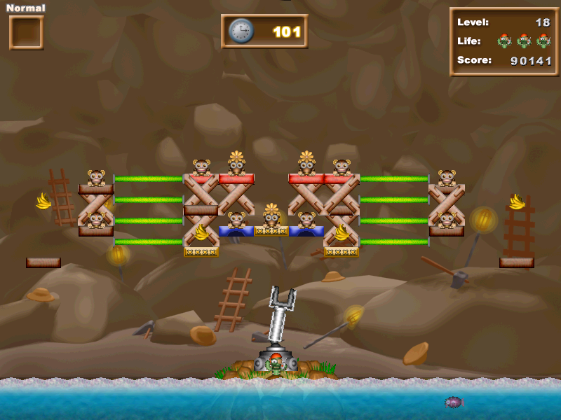 Cactus Bruce and the Corporate Monkeys (Windows) screenshot: Level 18