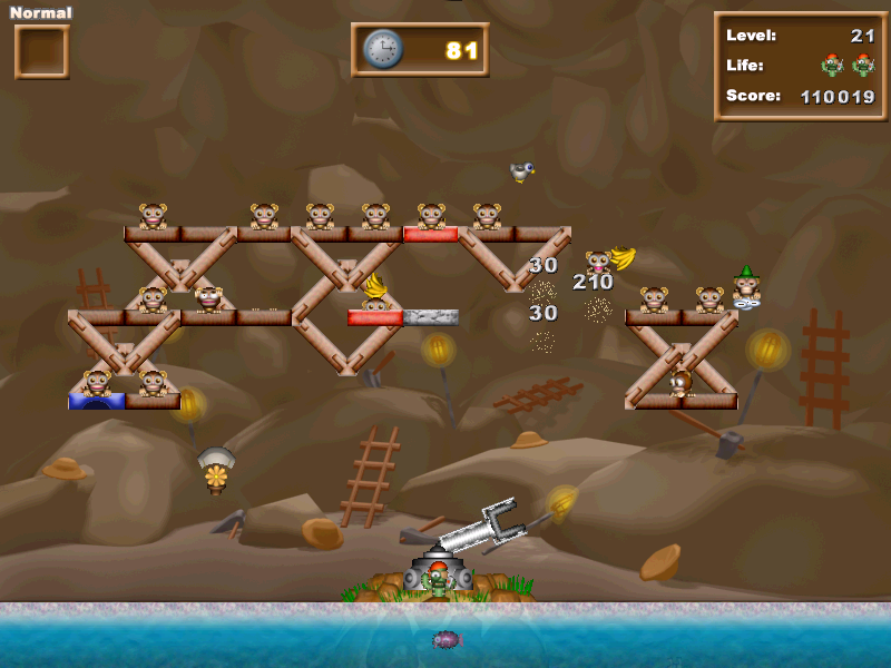 Cactus Bruce and the Corporate Monkeys (Windows) screenshot: Level 21