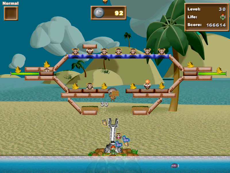 Cactus Bruce and the Corporate Monkeys (Windows) screenshot: Level 30