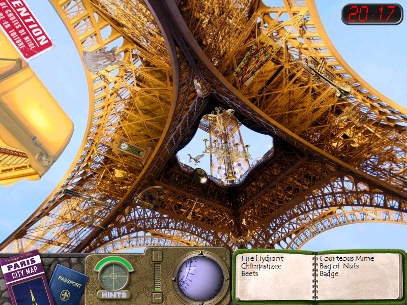 Travelogue 360: Paris (Windows) screenshot: Eiffel tower
