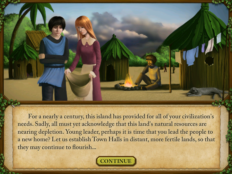 Forgotten Lands: First Colony (Windows) screenshot: Famine