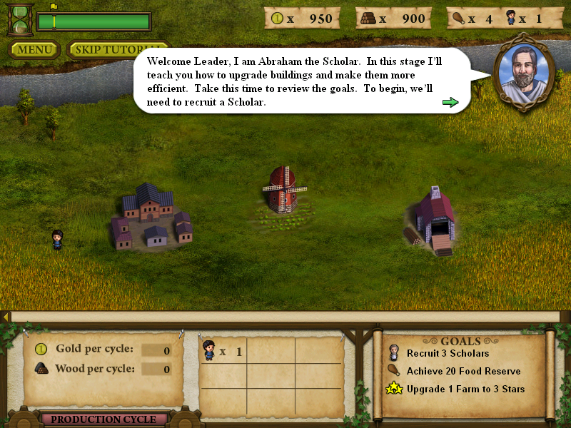 Forgotten Lands: First Colony (Windows) screenshot: Scholar