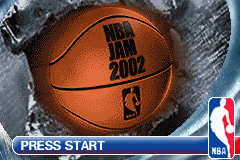 NBA Jam 2002 (Game Boy Advance) screenshot: Title screen