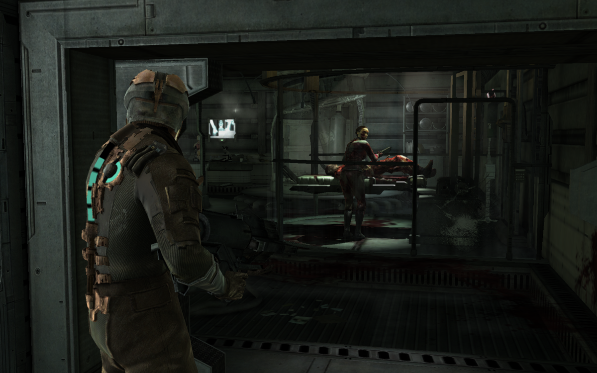 Dead Space (Windows) screenshot: Looks like someone is having fun..