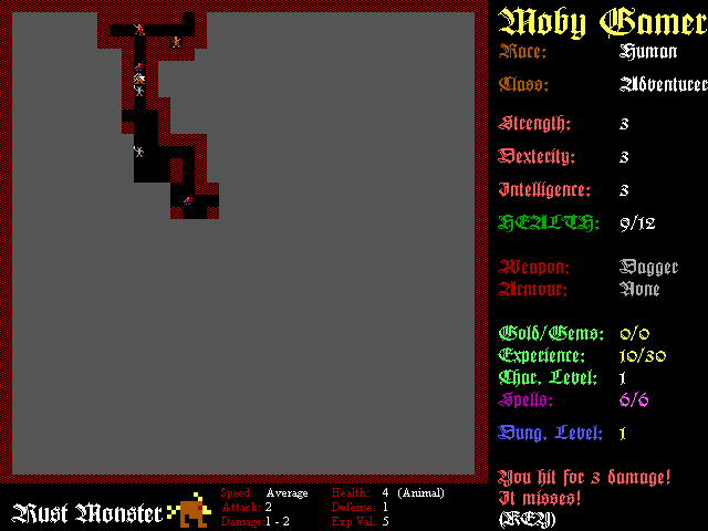 Caverns of Xaskazien (Windows) screenshot: Now if that isn't the world's cutest rust monster!