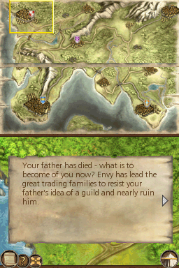 The Guild DS (Nintendo DS) screenshot: RIP