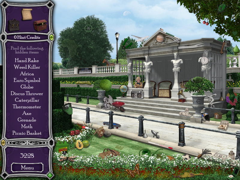 Hidden Mysteries: Buckingham Palace (Windows) screenshot: Garden pavilion