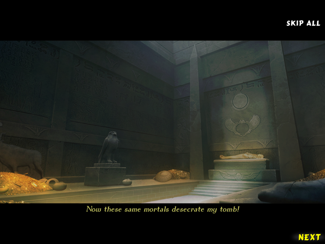 Luxor: Quest for the Afterlife (Windows) screenshot: Sarcophagus