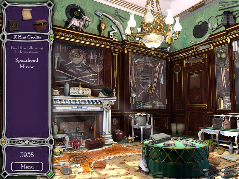 Hidden Mysteries: Buckingham Palace (Windows) screenshot: King's writing room