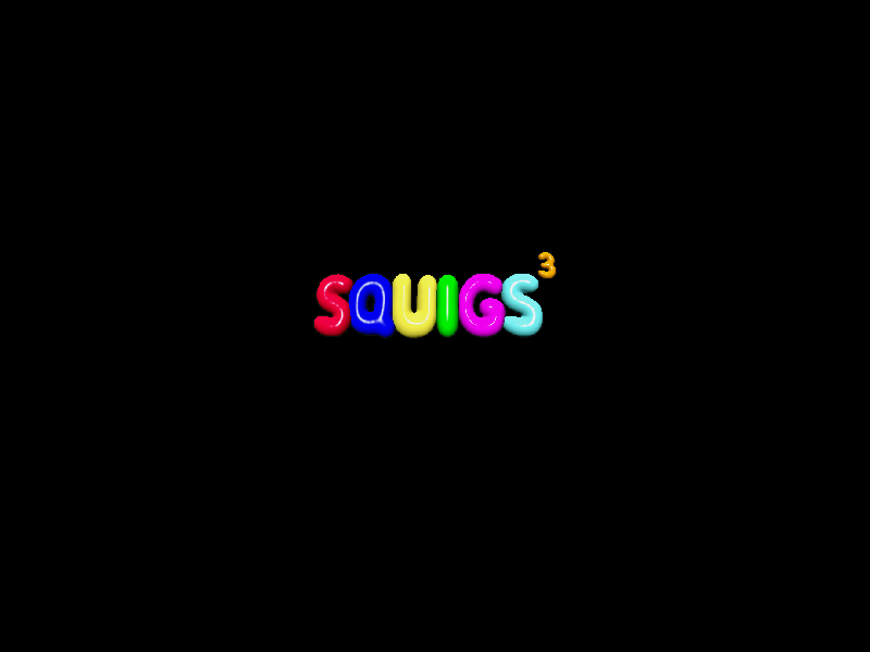 Squigs 3 (Windows) screenshot: Title screen