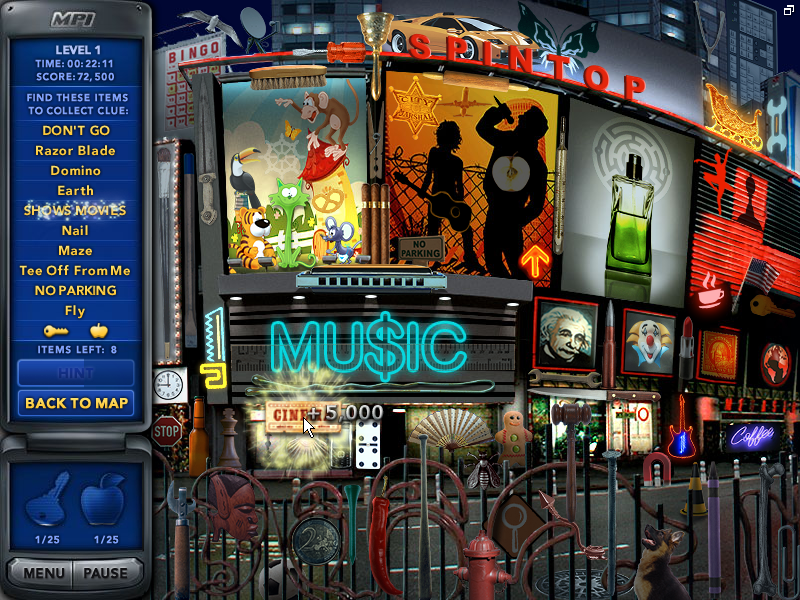 Mystery P.I.: The New York Fortune (Windows) screenshot: Times Square