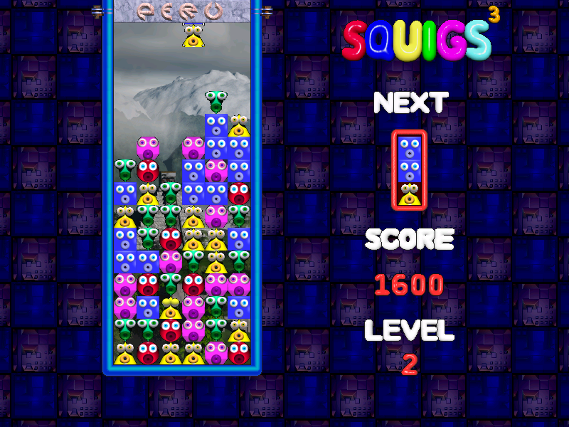 Squigs 3 (Windows) screenshot: Getting more crowded