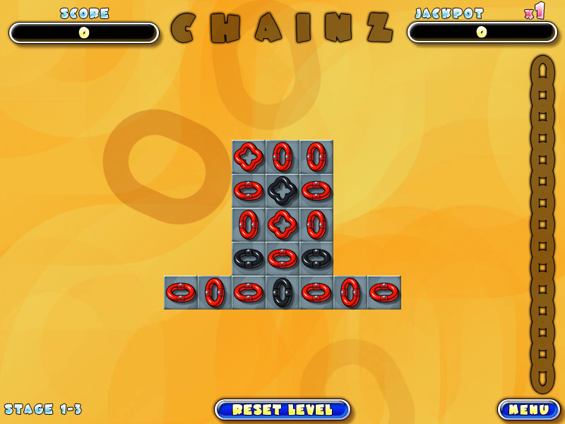 Chainz 2: Relinked (Windows) screenshot: Puzzle mode 1-3