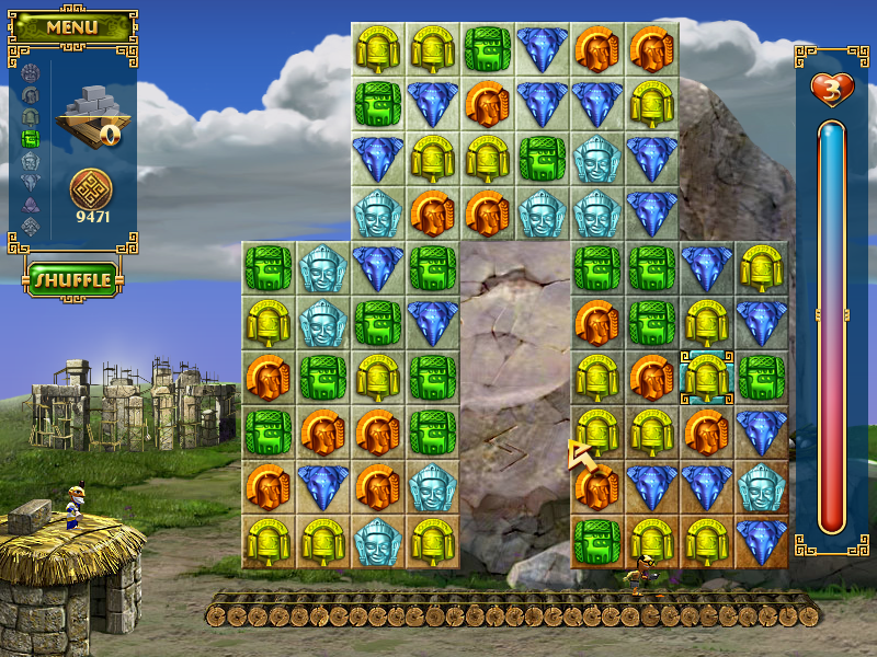 7 Wonders II (Windows) screenshot: Second stage