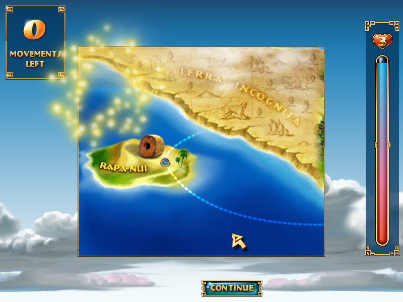 7 Wonders II (Windows) screenshot: New path open to another wonder