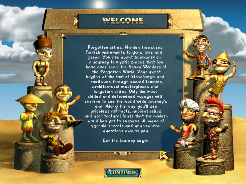 7 Wonders II (Windows) screenshot: Introduction