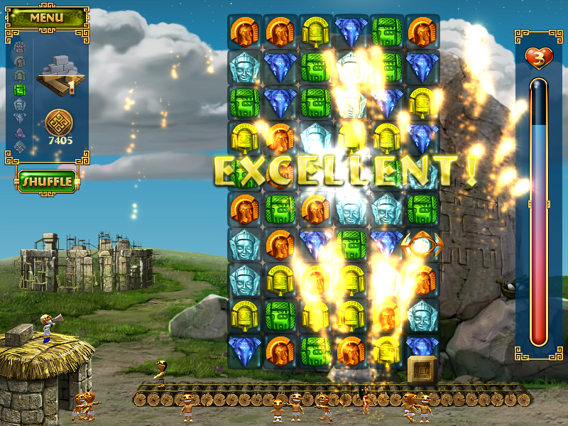 7 Wonders II (Windows) screenshot: Stage complete