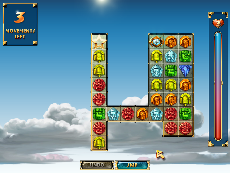 7 Wonders II (Windows) screenshot: Another puzzle stage