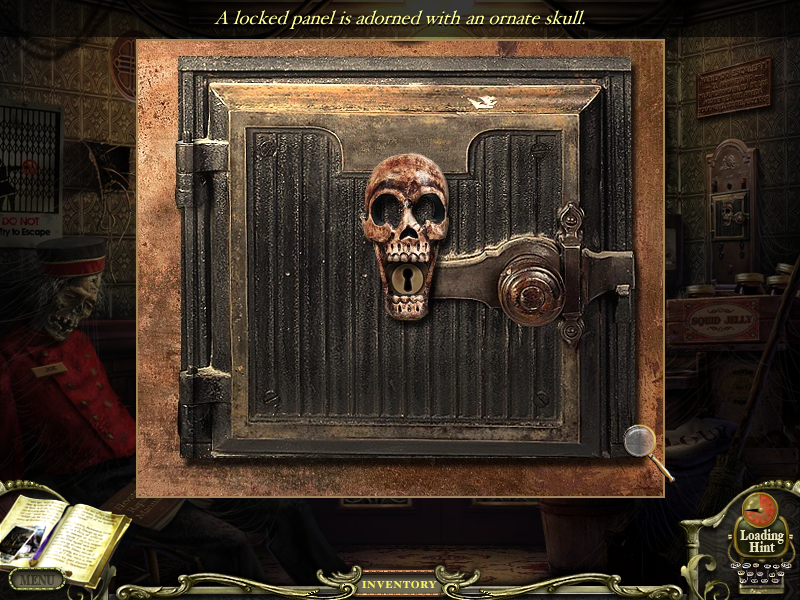 Mystery Case Files: Return to Ravenhearst (Windows) screenshot: Skull panel