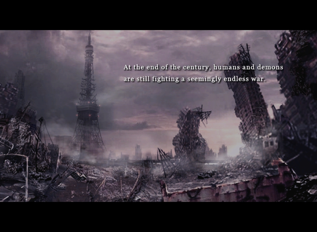 Megami Tensei Online: Imagine (Windows) screenshot: A Post-apocalyptic background