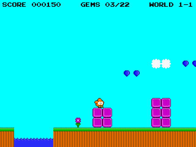 Eversion (Windows) screenshot: It all starts like a <i>Mario</i> clone.