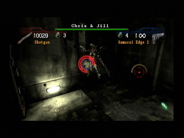 Resident Evil: The Umbrella Chronicles (Wii) screenshot: A mutant fly or roach, shotgun time