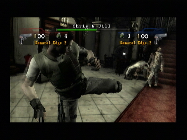 Resident Evil: The Umbrella Chronicles (Wii) screenshot: A counter attack