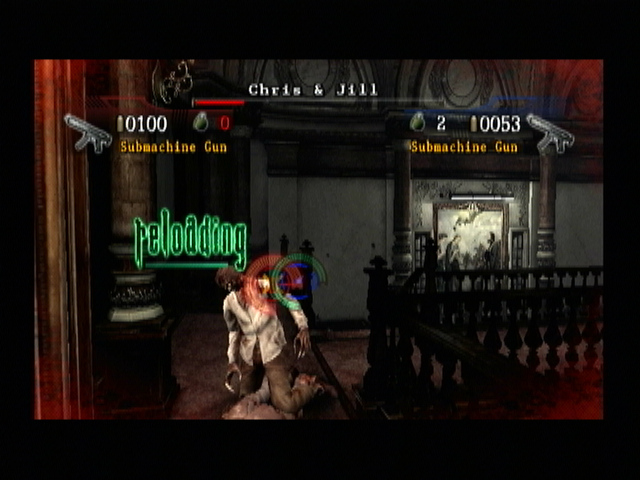 Resident Evil: The Umbrella Chronicles (Wii) screenshot: Boom, headshot