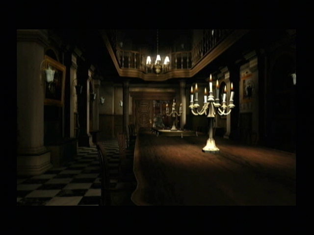Resident Evil: The Umbrella Chronicles (Wii) screenshot: So who lit the candles? Was the zombie outbreak that recent?
