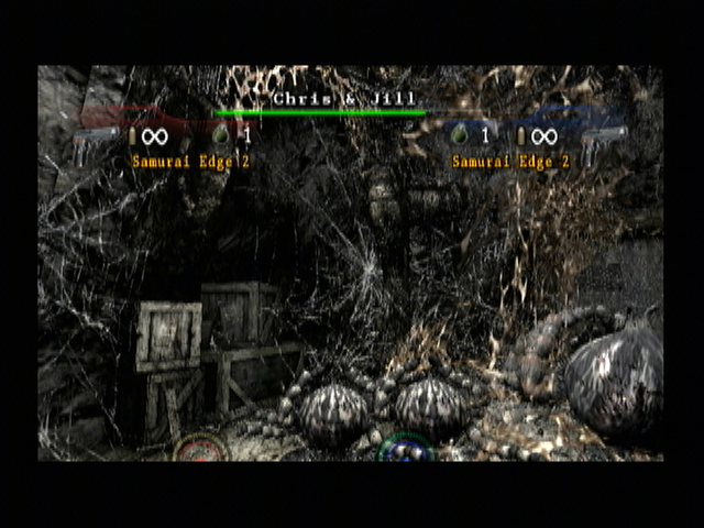 Resident Evil: The Umbrella Chronicles (Wii) screenshot: A dead spider family