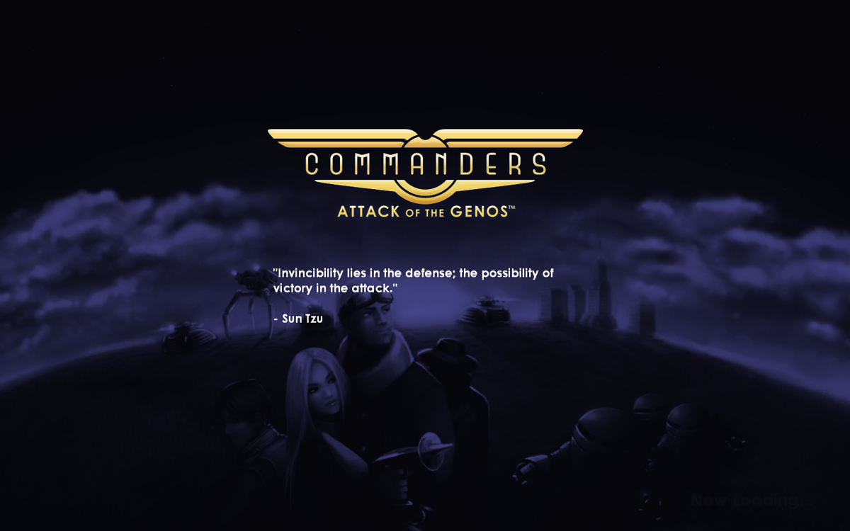 Commanders: Attack of the Genos (Windows) screenshot: Loading screen