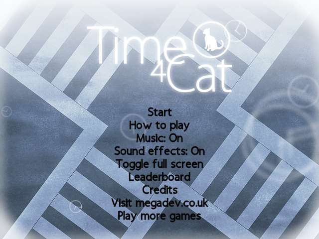 Time 4 Cat (Browser) screenshot: Start menu