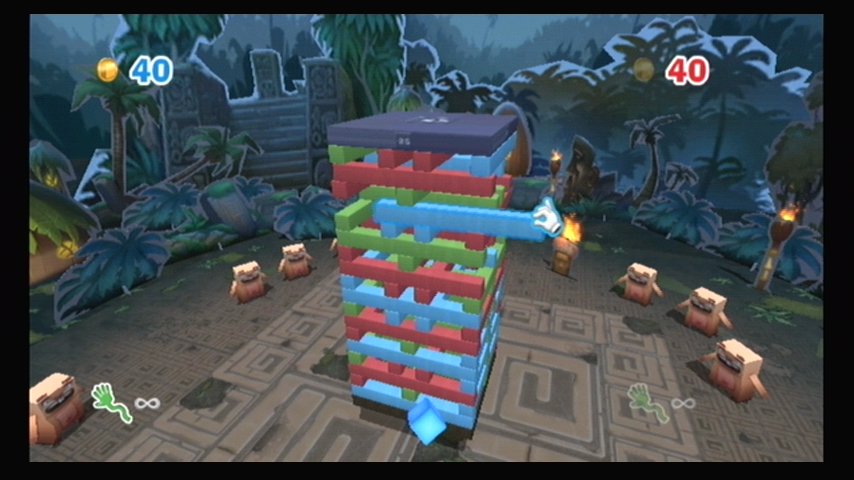 Boom Blox (Wii) screenshot: Remove blocks one by one